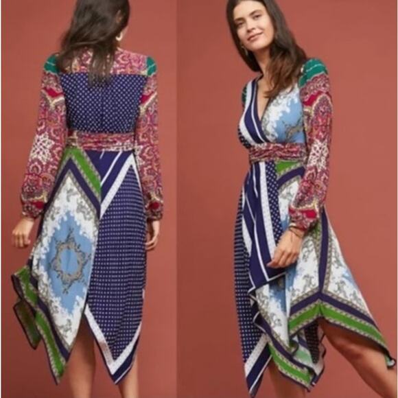 Moulinette Soeurs by Anthropologie Dresses & Skirts - Anthropologie- Moulinette Soeurs- Istanbul Wrap Dress- size 4